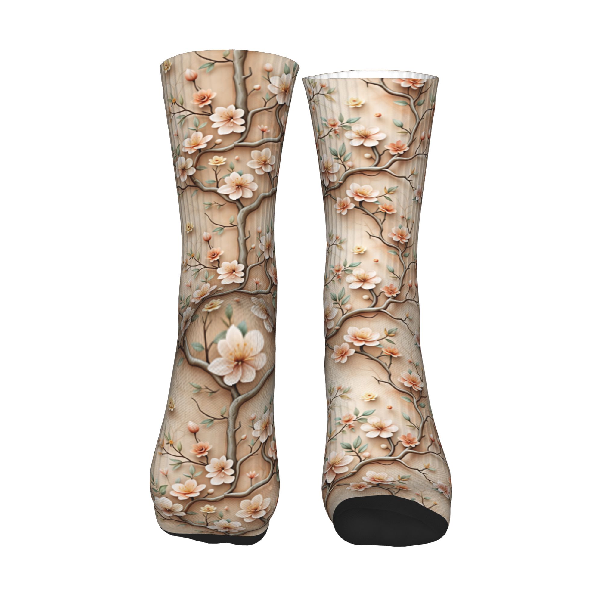 3D Clay Embossed Peach Magnoli - Dress Sock Men recensie en prijs