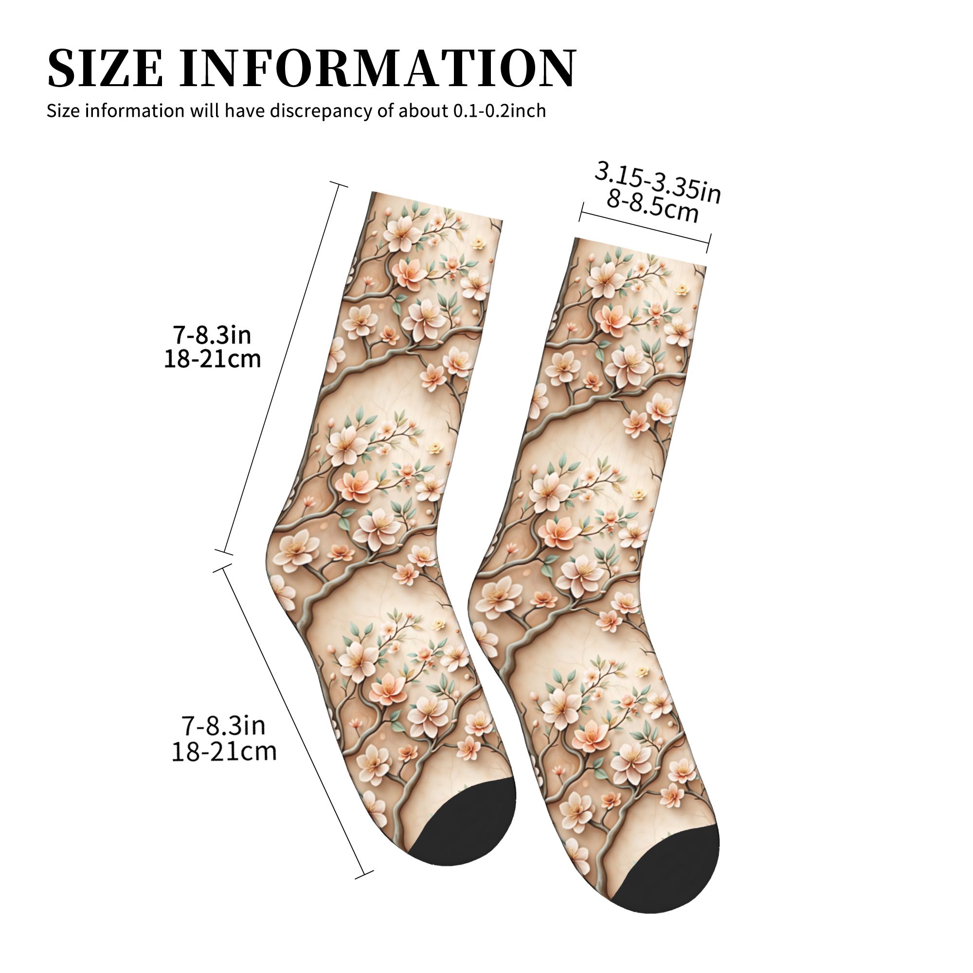 3D Clay Embossed Peach Magnoli - Dress Sock Men recensie en prijs
